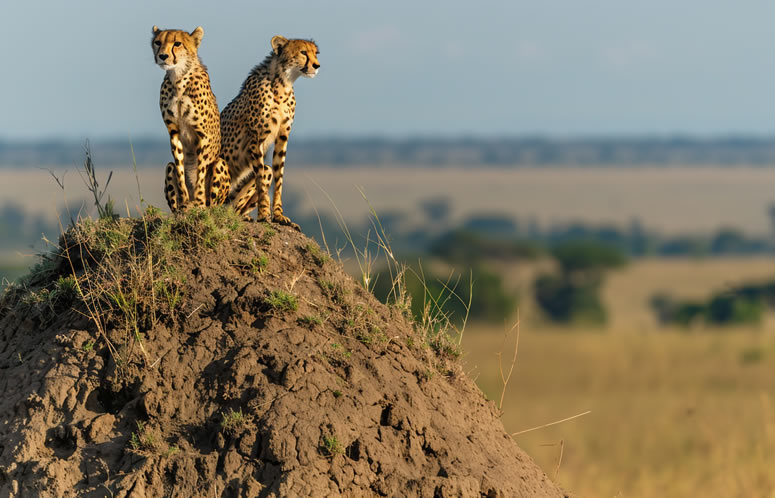 5 Days Cheetah Safari: Amboseli, Lake Nakuru, Lake Bogoria & Lake Naivasha